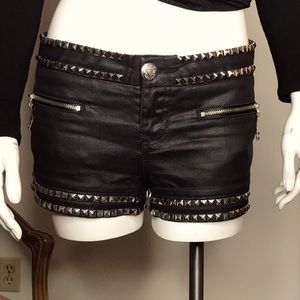 Y2K Studded Shorts